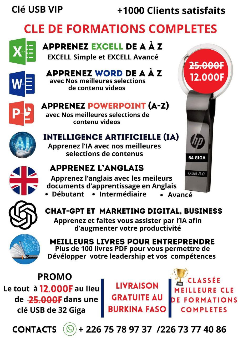 Clé de Formations Complètes